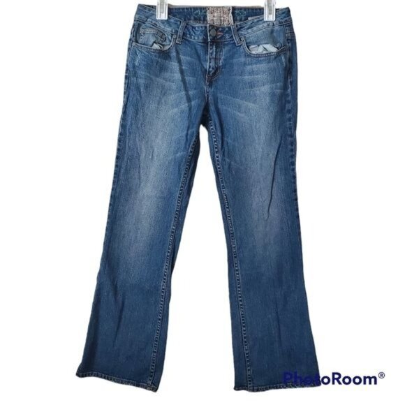 American Rag Cie Authentic Genuine Original Curvy Fit Blue Jeans Sz 7S girls - Picture 1 of 8